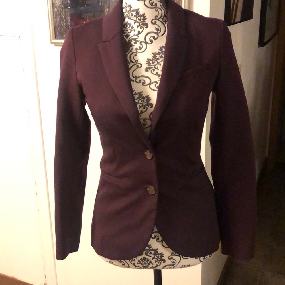 Burgundy Blazer